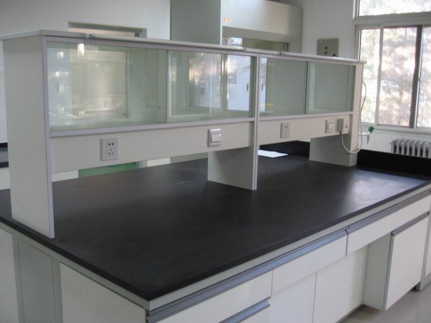 木制带灯带玻璃试剂架